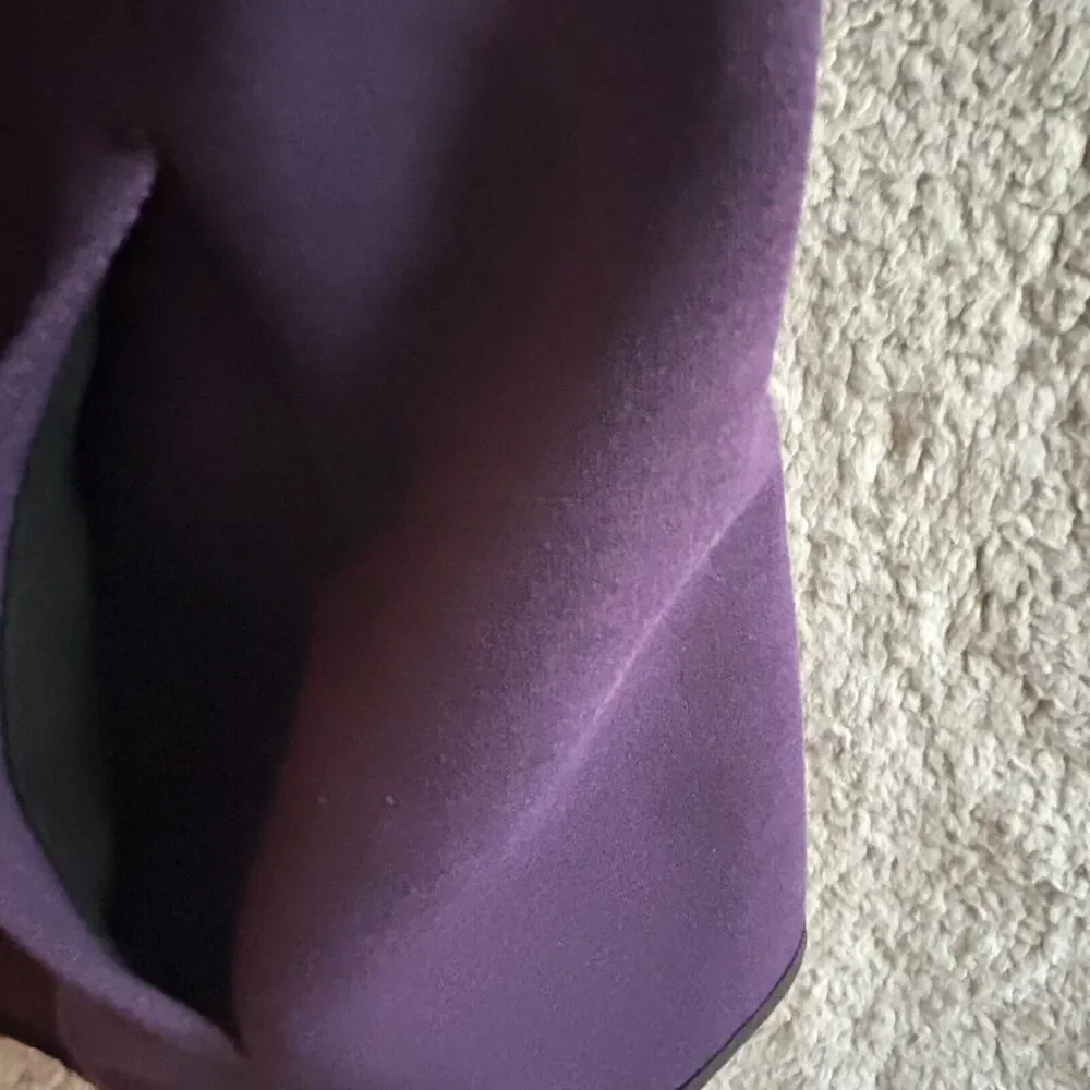 Gerry Women's Size Small Hooded Sleeveless Vest Purple Outerwear Athletic Zip - Picture 14 of 15